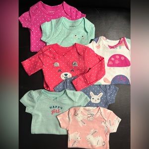 Carters 7-Pack Bodysuits - Newborn